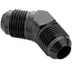 Proflow Male Flare Union Adaptor -12AN 45 Degree Union, Black