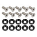 Proflow Billet Dress Up & Fender Washer Kits, 5/16'' UNC x 3/4'', Black, 10-Pack
