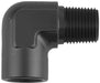Proflow 90 Degree Coupler Female - Male Elbow 1/8in. NPT, Black