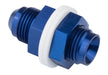 Proflow Fitting, Fuel Cell Male bulkhead -12AN, Blue