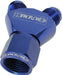 Proflow Y-Block -12AN Female Swivel To Dual -08AN Male, Blue