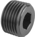 Proflow Fitting Aluminium Socket Plug 1/2in. NPT, Black