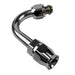 Proflow Hose End Air Conditioning 304 Stainless 135 Degree Female O-Ring Pilot -06, Chrome