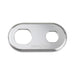 Proflow Bulkhead Aluminium Plates 2 Hole, 1x #6 and #10 A/C Fitting, Polished