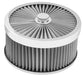 Proflow Air Filter Assembly Flow Top Round Stainless Steel 9in. x 5in. Suit 5-1/8in. Flat Base