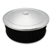Proflow Air Filter Assembly Round 14in. x 4in, Chrome, Recessed Base, Each