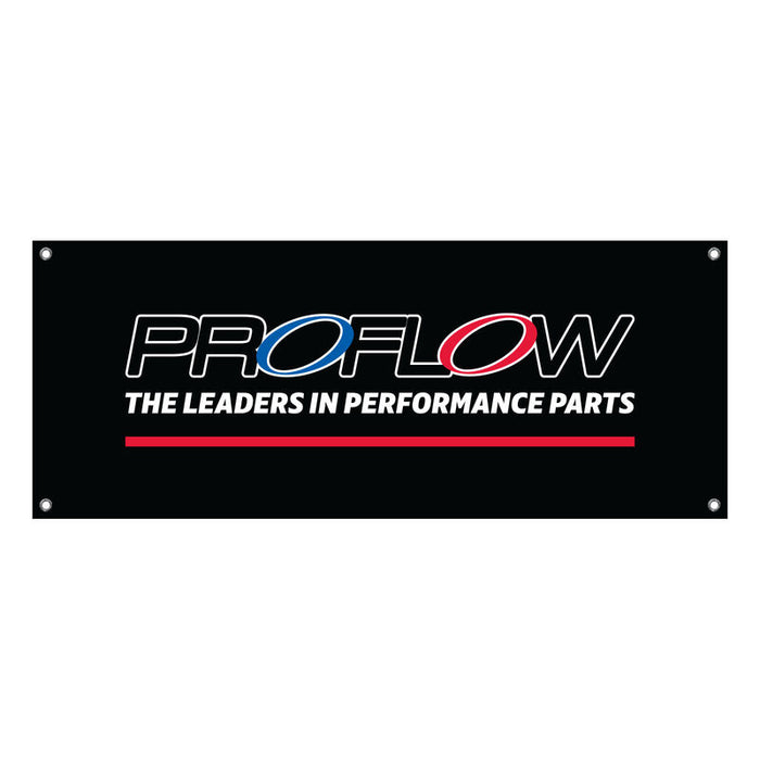 Proflow Vinyl Banner 2500mm x 1000mm, Proflow Logo, Each