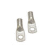 Proflow Battery Wiring Cable Lugs, Crimp Solder Terminal 10mm Eyelet, 2pc pack