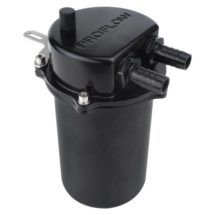 Proflow Catch Can Kit, Oil Separator, Baffled, Recirculating, 500mL, Billet Aluminium, Universal