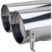 Proflow Carburettor Scoop, Aluminium, Polished, Shot Gun Style, Single/Dual Carburettor, Each