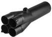 Proflow Exhaust Collector Slip On Steel Header 12in. x 1-3/4in. Primary To 3in.