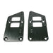 Proflow Engine Mounts Aluminium, Motor Mount Plate, Bolt-In, LS Conversion, Adjustable, Black Powder Coated, Pair