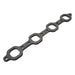 Proflow Header Extractor Flanges, For Ford V8 289-302-351W, 3'' Bolt Spacing, Suit 1-3/4'' Primary, 1.590'' x 1.415'' Port, Steel, 3/8'' Thick, Each