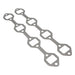 Proflow Header Extractor Gasket, For Ford V8 289/302/351W, OEM Bolt Spacing, Stainless with Graphite Overlay, 1.539" X 1.164" Port, Pair