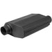 Proflow Muffler, Black Flow Chamber 2-1/2in. Side Inlet To 2-1/2in. Side Outlet