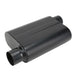 Proflow Muffler, 2.25 in, Black Compact Flow Chamber II, Side Inlet To 2.25 in. Side Outlet, 9.75" x 13" x 4" body, Each