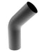 Proflow Exhaust Tubing, 45 Degree, 2.25 in. Diameter, 16-Gauge, Steel, Each