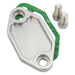Proflow Fuel Pump Block-Off Plate, Aluminium, Silver Anodised, For Holden 253 308, Each