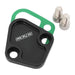 Proflow Fuel Pump Block-Off Plate, Aluminium, Black Anodised, BB Chev, For Ford Windsor, Each