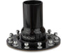 Proflow Fuel Filler Neck Aluminium Black, Straight 2 in. Diameter, 12-Bolt Flange, 4.75'' PCD, Each