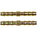Proflow Coupler Fitting, 3/8 hose barb to 3/8 hose barb, straight, for nylon tubing, sold as a, Pair