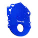 Proflow Billet Timing Cover, 1-Piece, For Ford Cleveland, 302/351C, Billet Aluminium, Blue Anodised, Each