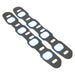 Proflow Intake Manifold Gasket Set, Pro Seal Silicone Bead, 2.030 in  x 1.608 in Port, .060 in., Suits CHI Ford 3V 208-260cc, Set