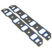 Proflow Intake Manifold Gasket Set, Pro Seal Silicone Bead, 2.25 in. x 1.40 in. Port, .060 in. Thick, For Ford, 289 302 351W, Set