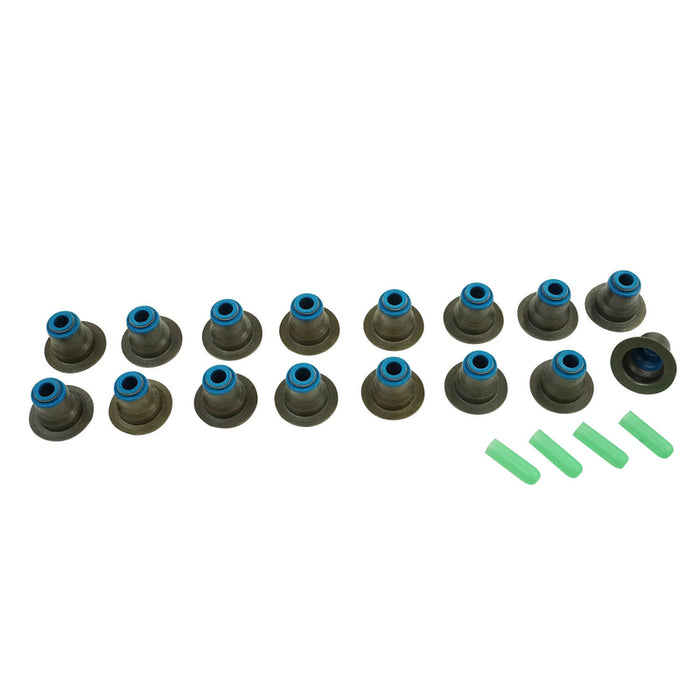 Proflow Valve Stem Seals, OEM Hat Type, Intake and Exhaust, Suit LS1/LS2/LS3, 0.500" Guide, 8mm Stem, Set of 16