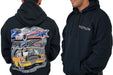 Proflow Hooded Sweatshirt, Cotton, Polyester, Black, Men's
