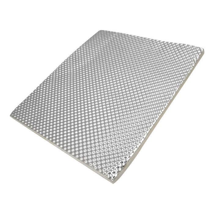 Proflow Aluminium Cool Heat Barrier, 36in. × 47in. Sound Barrier, 1, 500 C, 4.5mm Thick, Self-Adhesive
