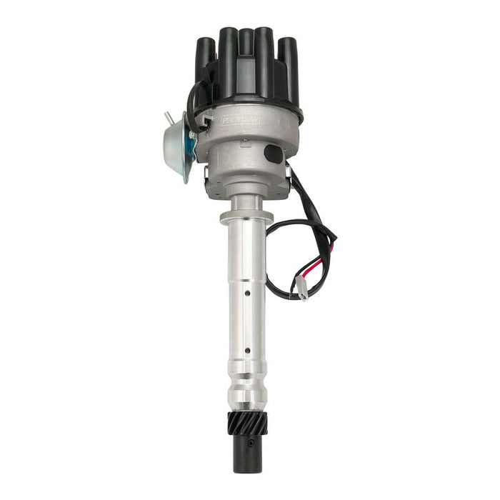 Proflow Distributor, HEI Street Series, Vacuum Advance, Bosch Style Black Cap, SB & BB For Chevrolet V8