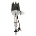 Proflow Distributor, Billet Black, HEI Ready-to-Run, Vacuum Advance, For Ford 302 351 Cleveland Early Large Shaft