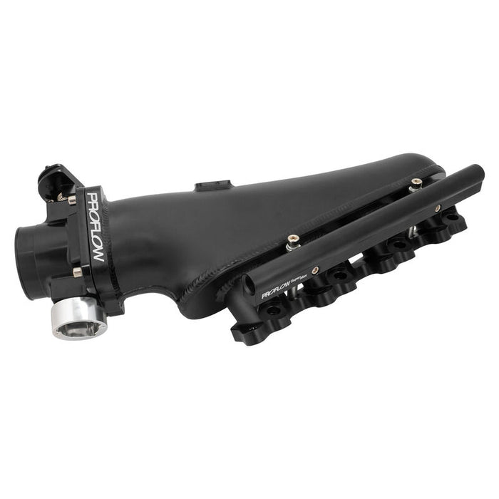 Proflow Intake Manifold Kit, For Nissan SR20 S13, Fabricated Aluminium, Black, 76mm Throttle Body, Fuel Rail Kit