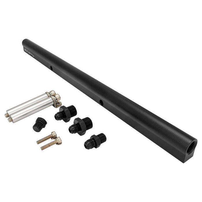 Proflow Intake Manifold Fuel Rail Kit, For Proflow Nissan RB25 Inlet Plenum, Aluminium, Black