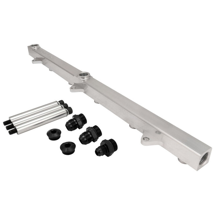 Proflow Intake Manifold Fuel Rail Kit V2, For Proflow Ford Falcon XR6 BA/BF/FG Barra Inlet Plenum, Aluminium, Silver