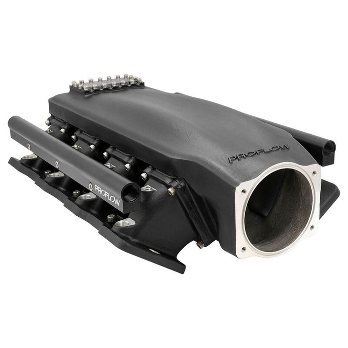 Proflow Intake Manifold Kit, SuperMax Plus, Cast Aluminium, EFI, For Holden Commodore LS1/LS2, 102mm Bore, Black