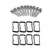 Proflow Intake Bolts & O-Ring Gasket Kit, For Holden Commodore LS2, LS3, L92 Rectangle Port Manifolds