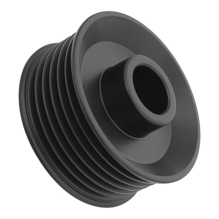 Proflow Alternator Pulley, Serpentine 6 Groove, 57mm OD x 17mm Bore, Black, Each