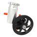 Proflow Power Steering Pump, Cast Iron Power Steering Pump With Mounted Aluminium Tank, 6" Aluminium Serpentine Belt Pulley, Each