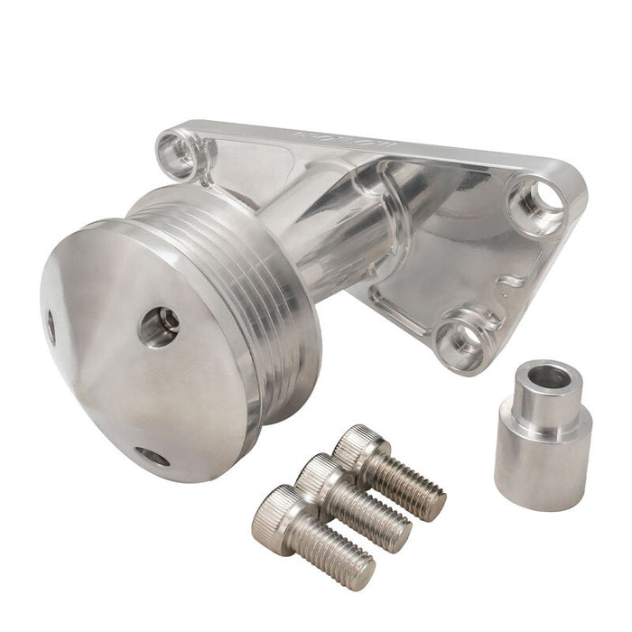 Proflow Power Steering Delete Idler Bracket Kit, For Holden Commodore LS VT-VZ, VE-VF, Billet Aluminium, Polished