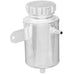 Proflow Power Steering Reservoir, Remote, Aluminium, Polished, Universal 120mm x 90mm Barb Male 3/8in, 1/2in.