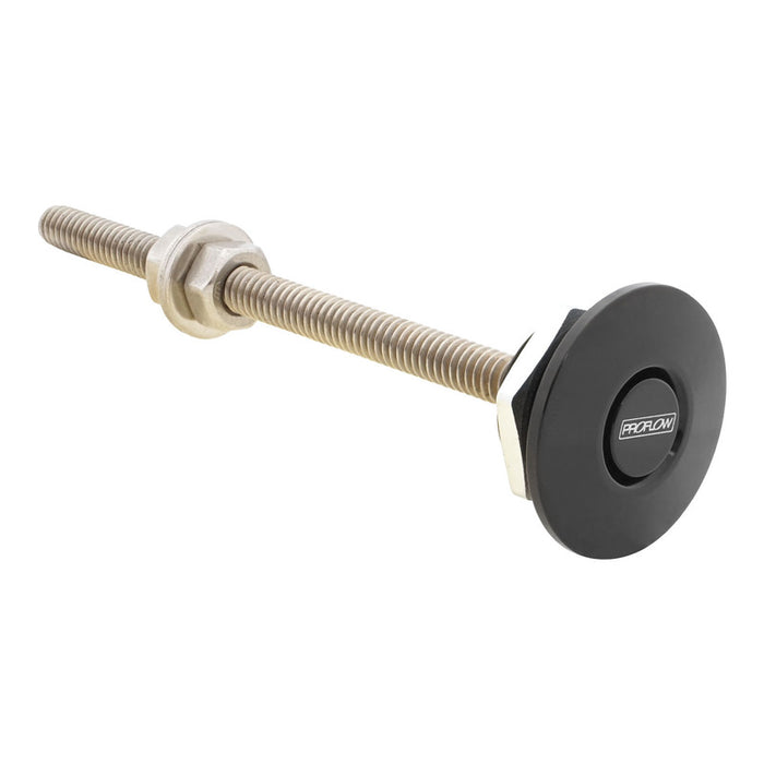 Proflow Quick Release Pro Latch, 31.5mm Fastener, Suit Carburettor / Air Cleaner Assembly, Billet Aluminium, Black, Kit
