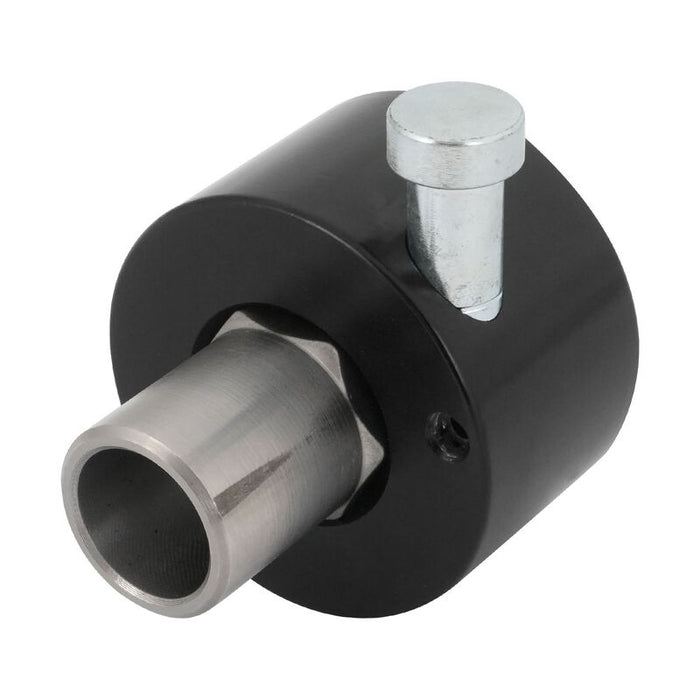 Proflow Aluminum Quick Release Steering Wheel Hub, Hex, 3/4 Inch, Black, 3/4" ID weld on hex sleeve allows for welding to 3/4" round steering shafts,