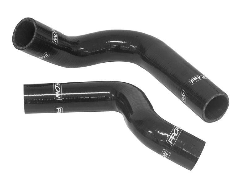 Proflow Radiator Hose Kit, Silicone, Black, 5mm wall, 4 ply, For Ford XR XT XW Windsor 289, 302, RH Inlet Water Pump, Kit