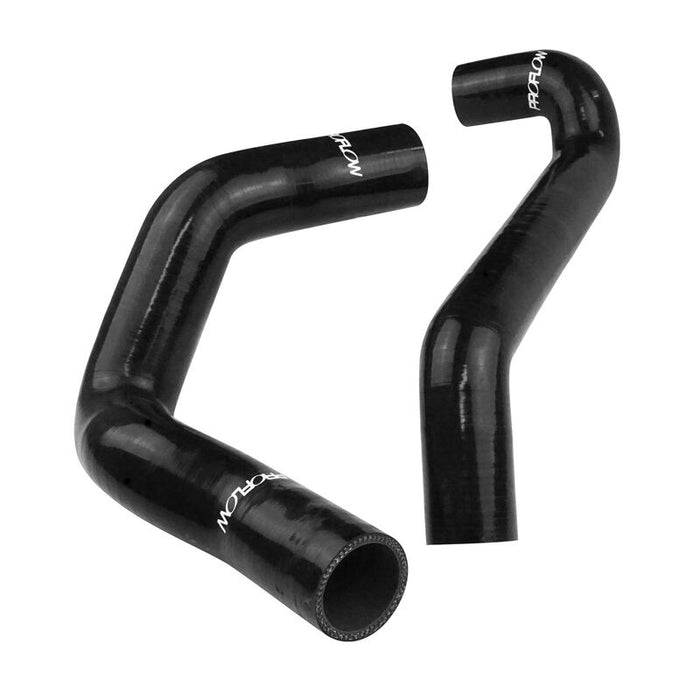 Proflow Radiator Hose Kit, Silicone, Black, 5mm wall, 4 ply, For Ford XA XB 550 Wide Core Radiator, 302 351 Cleveland 302 351C, Kit
