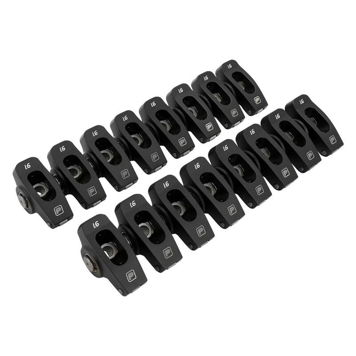 Proflow Pro 2024 Series, Large Body Roller Rockers, Series II, SB Ford 289-351W, 1.6 Ratio 3/8" Aluminium 2024, Set