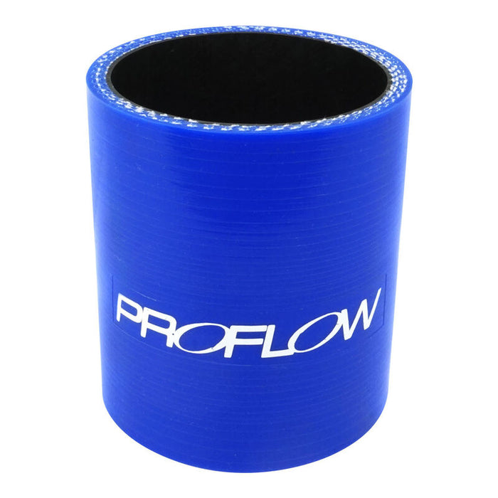 Proflow Hose Tubing Air intake, Silicone, Straight, 4.50in. Straight 4in. Length, Blue