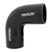 Proflow Hose Tubing Air intake, Silicone, Coupler, 2.75in. 90 Degree Elbow, Black