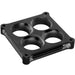 Proflow Carburettor Spacer, Aluminium Black Anodised, 1 in. Thick, Tapered Combo, 4500 Square Bore